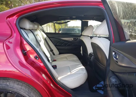 2020 Infiniti Q50 Red Sport 400 Awd из США, поврежденный, VIN JN1FV7AR8LM660126